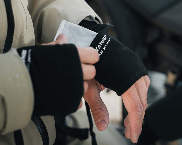 Handschuhe mit Wärmekissen