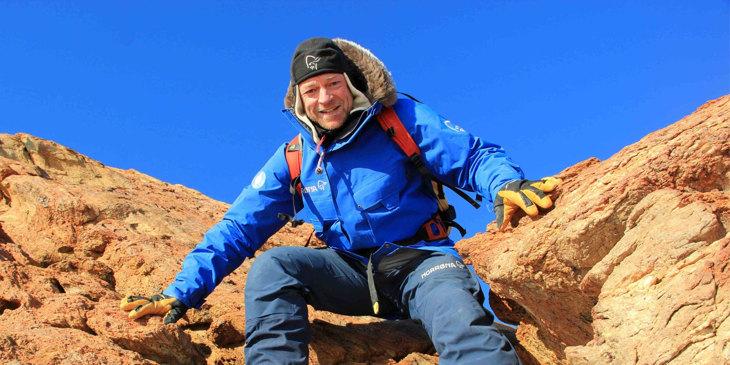 Christoph Höbenberg auf seiner Expedition in die Antarktis